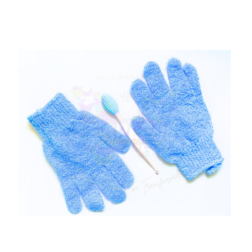 Scrub Gloves w/ Lip brush